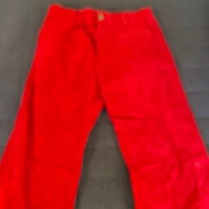 Vineyard Vibes red corduroy pants